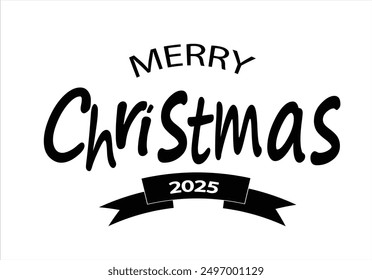 new year 2025 vector design hand drawn