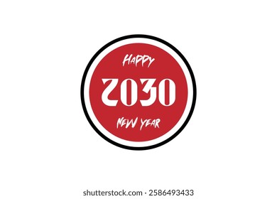 New year 2030 template design with chinese new year theme, Banner Design, Greeting Card design.