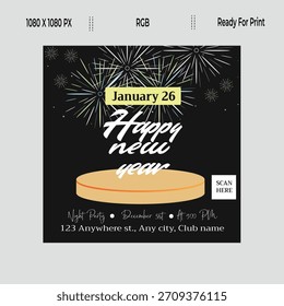 New Year 26 Template Design