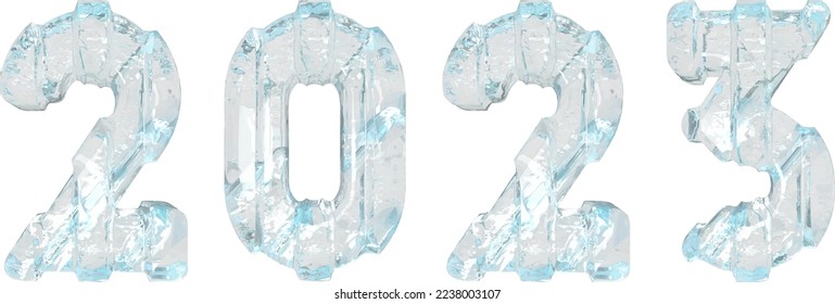 Cifras del tercer año 2023 en hielo