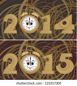 new year background - 2014, 2015