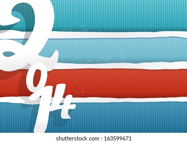 new year background 2014 vector