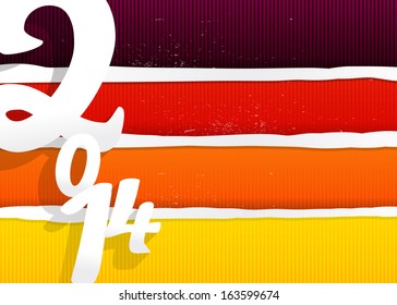new year background 2014 vector