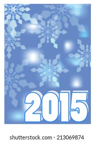 New year background 2015