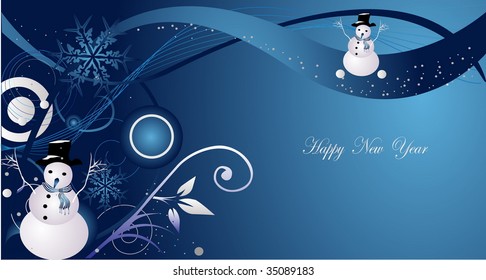 New Year background