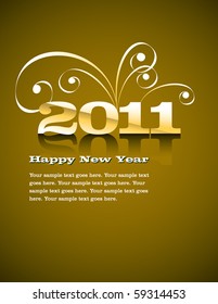 New Year Background. Abstract Illustration in eps10 format.