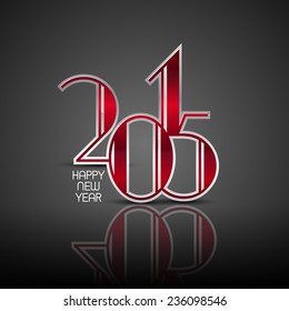 New Year background with an art deco style