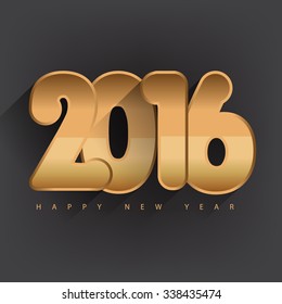 New year background black and gold vector illustration