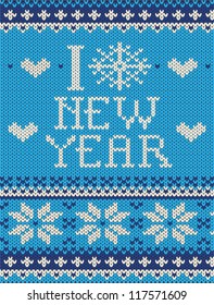 new year background in blue colors