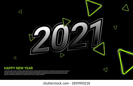New year background design 2021
