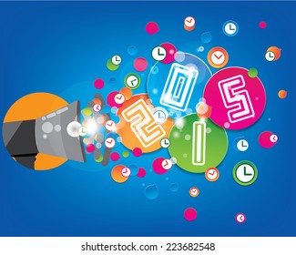 NEW YEAR Background design