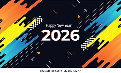 Diseño de fondo de año Nuevo, fondo corporativo