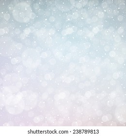 New Year Background  with Falling Snow