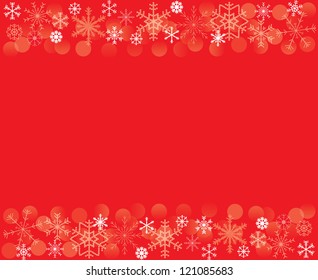 new year background frame with snowflake