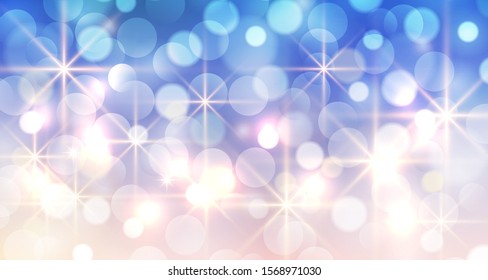 Fondo de año nuevo con luces de bokeh brillantes, fondo de bokeh navideño.