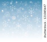 new year background with snowflake