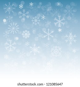 new year background with snowflake