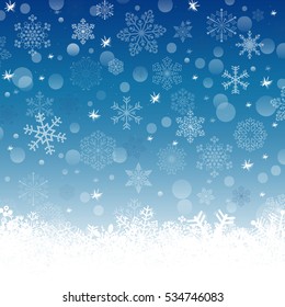 new year background with snowflake