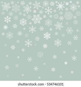 new year background with snowflake