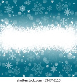 new year background with snowflake