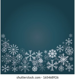 new year background with snowflake vector version 