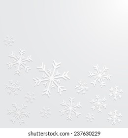 new year background with snowflake, vector version 