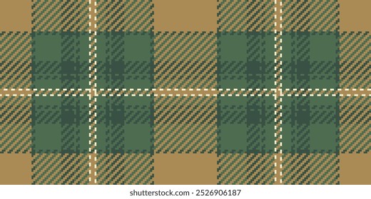 Tela textil de fondo del año Nuevo, patrón de Vector del tartán de la ropa interior. Textura suave a cuadros sin costuras en colores pastel y ámbar.