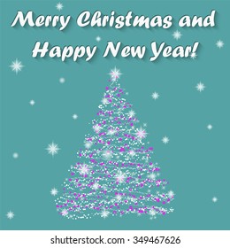 New Year background - vector