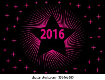 New Year Background. Vector