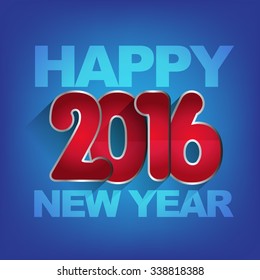 New year background, vector illustration