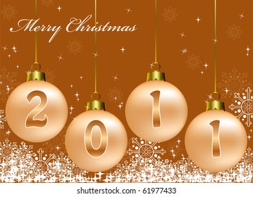 New Year Background. Vector Illustration.