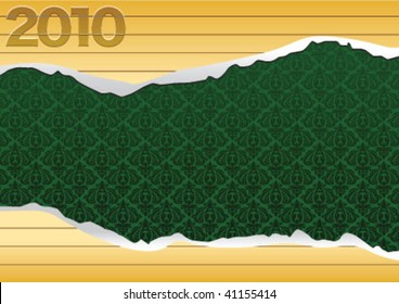 New year background with wallpaper