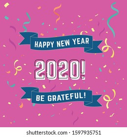 New Year background wallpapers: 2020 with purple background