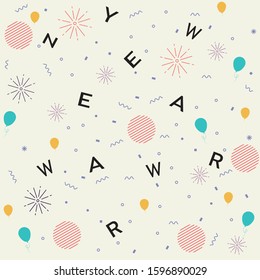 new year background wallpapers: new year seamless pattern 