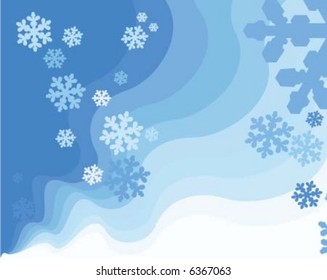 New year background with wave