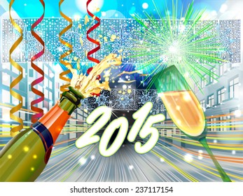New Year background for your message
