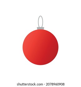 Icono vectorial de bola de Año Nuevo con gradiente