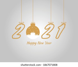 New Year Banner Template Vector