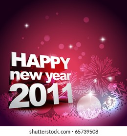new year beautiful vector design