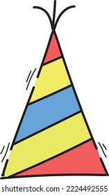 a new year and birthday party hat