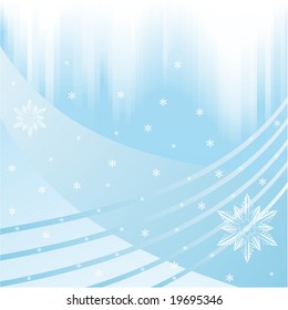 New Year Blue Abstract Background