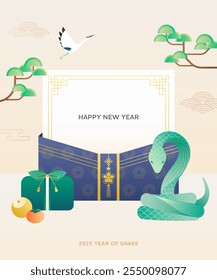 New year of Blue snake