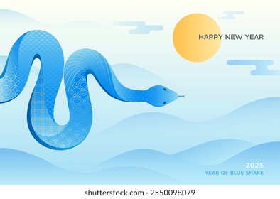 New year of Blue snake