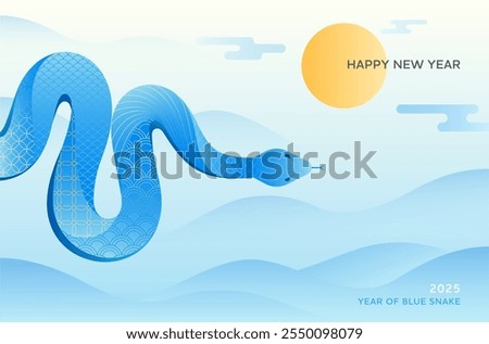 New year of Blue snake