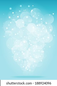 New Year bokeh background. Vector EPS10.