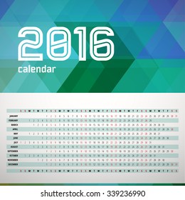 New Year Calendar