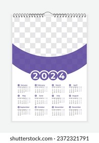 New Year Calendar Design Template