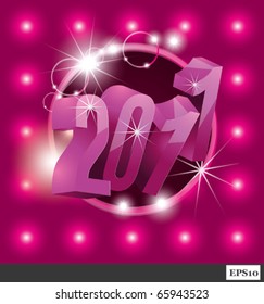 new year calendar ,vector eps10