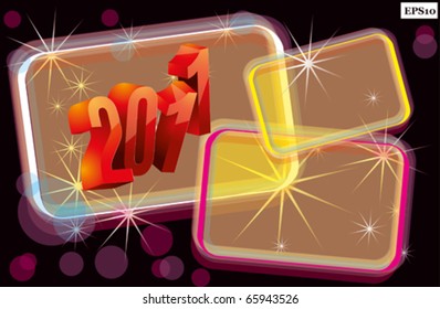 new year calendar ,vector eps10