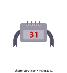 new year calendar Vector illustration christmas calendar 31st of december